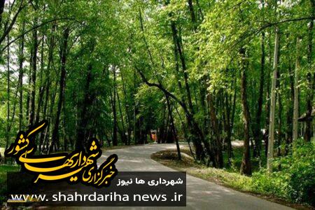 مرمت و روکش آسفالت مسیر تردد شهروندان در بوستان چیتگر تهران