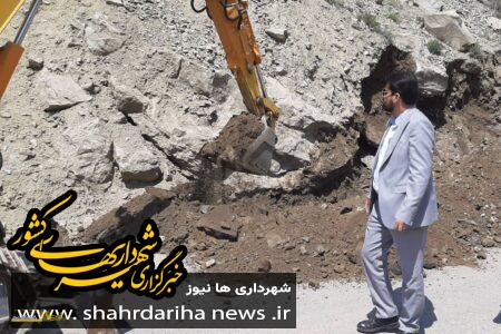 بهسازی محورهای مواصلاتی در حریم منطقه ۲۲ تهران