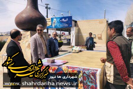 بازدید میدانی مدیر کل دفتر امور شهری و شوراها استانداری خراسان جنوبی از ستاد تسهیلات سفر نوروزی شهرداری قاین