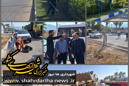 با اجرای طرح نگهداشت محله، بولوار شهید موسی کلانتری نی ریز پاکسازی شد