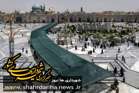 احداث ۲۰ کیلومتر پیاده رو سایباندار در حرم رضوی؛ پروژه «مهمان امام رضا» با مشارکت خیرین کلید خورد