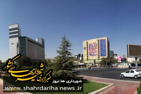 رونمایی از دیوارنگاره جدید ایستگاه تاکسی ونک تهران