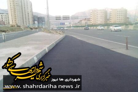 اتمام ۲۴ عملیات آسفالت طی سه روز در منطقه۲۲ تهران
