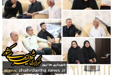 دیدار شهردار منطقه ۲۱ تهران از خانواده معظم “شهید حسن شریفیان”