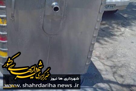 جانمایی و نصب زیر مخزنی‌های بتنی پسماند در منطقه 22 تهران