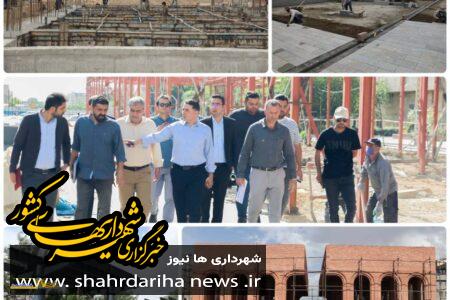 بازدید مدیرعامل سازمان نوسازی شهر تهران از کلان پروژه باغ راه حضرت فاطمه زهرا (س)
