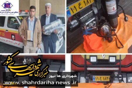 افزایش تعداد ست های تنفسی آتش نشانی دهاقان به هفت دستگاه