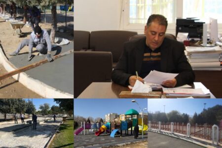 اصلاح فضای بصری و بهسازی بوستان های شهری گلپایگان