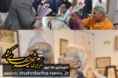 دیدار شهردار شهرضا با سالمندان خانه رضوان به مناسبت روز پدر