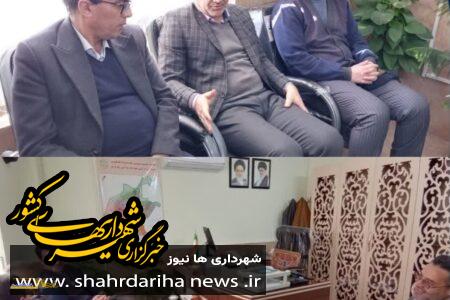 بازدید سرزده شهردار شهرضا از نواحی و سازمان‌های شهرداری