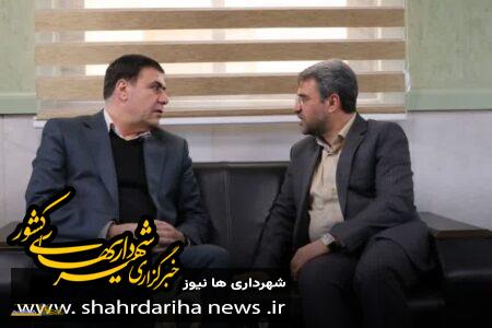 دیدار مدیرکل دفتر امور شهری و شوراهای استانداری با مدیرعامل سازمان همیاری شهرداری های اصفهان