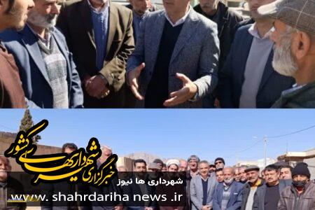 بازدید شهردار شهرضا از عملیات احداث خیابان امام علی (ع)