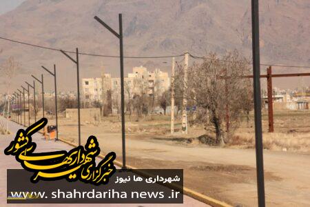 مسیر سلامت بلوار امام رضا (ع) گلپایگان روشن شد