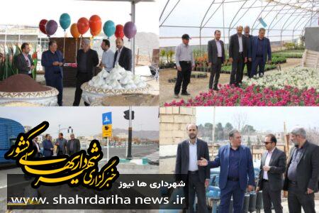 بازدید شهردار گلپایگان از روند اجرایی طرح های استقبال از بهار