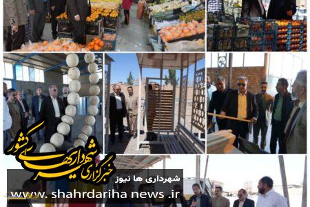 بازدید میدانی شهردار بیرجند از برخی پروژه های شهرداری در طرح استقبال از بهار