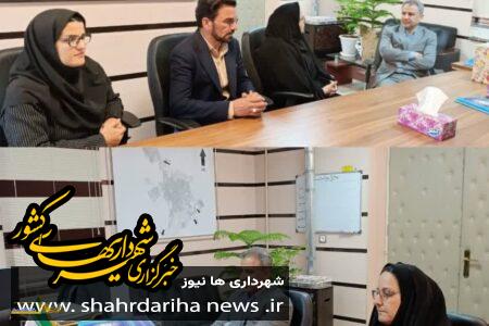 دیدار مدیریت شهری شهرضا با رئیس جدید شبکه بهداشت شهرستان