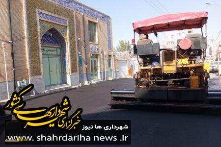 آغاز فاز دوم طرح «جهاد آسفالت» معابر شهر کرمان، توسط پیمانکار جدید