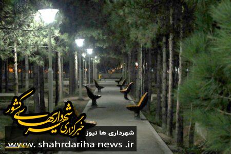 رفع خاموشی بوستان‌های محلی و منطقه‌ای منطقه۲۲ تهران