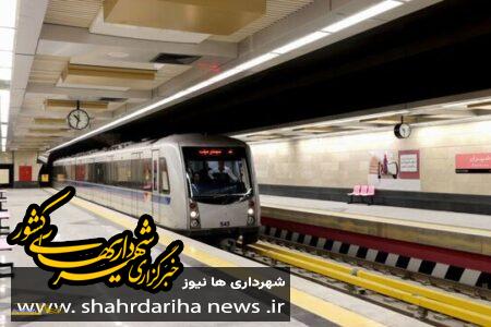 تهران در جایگاه ۲۰ شبکه‌های متروی جهان قرار دارد