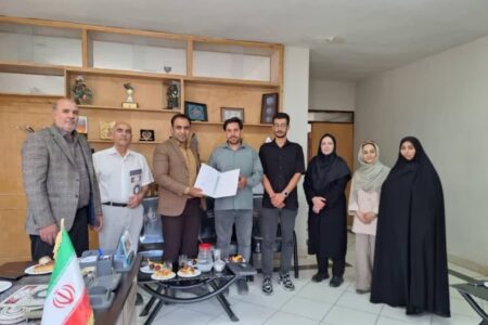 دیدار سرپرست هیات قایقرانی استان اصفهان با رئیس اداره ورزش و جوانان شهرستان نجف‌آباد