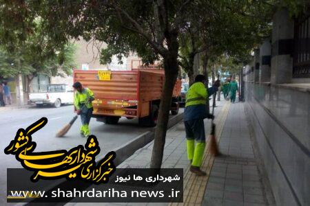 فعالیت ۳ هزار نیروی نظافت شهری در مسیر راهپیمایی جاماندگان اربعین در تهران