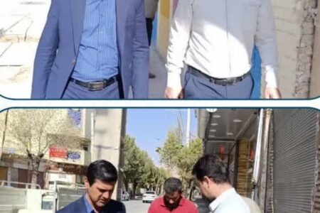 بازدید شهردار شهرضا از پروژه های عمرانی سطح شهر