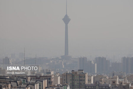 هوای ۲۱ ایستگاه تهران در وضعیت قرمز