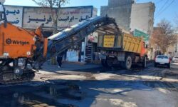 آسفالت معابر پرتردد فردیس نونوار می‌شود
