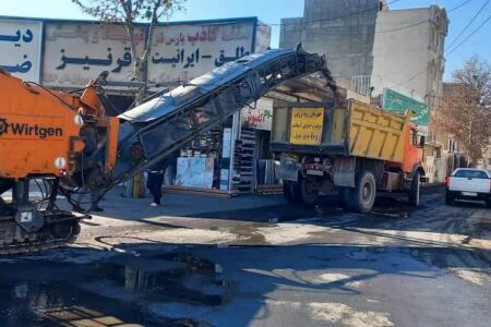 آسفالت معابر پرتردد فردیس نونوار می‌شود