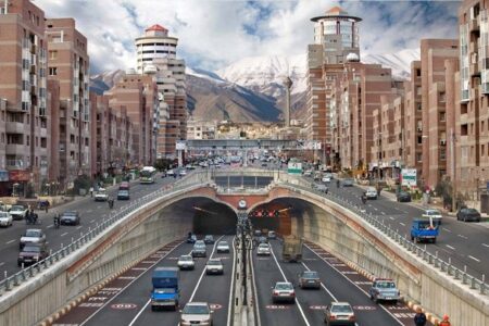 مسیر جنوب به شمال تونل توحید شهر تهران امشب مسدود می‌شود