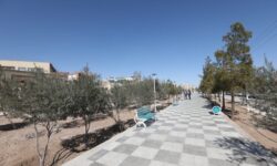 نوار سبز ۱/۵ هکتاری یزد به بهرهبرداری رسید