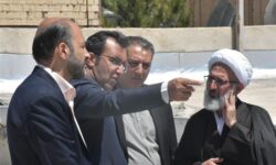بازدید میدانی مسئولین شهرستان از مصلی گلپایگان