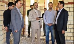 نماینده مجلس و شهردار شهرضا از پروژه فرهنگسرای ملت بازدید کردند