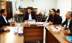 نشست مشترک شهرداران شهرضا، منظریه و گلشن با اداره راه و شهرسازی