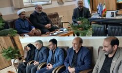دیدار اعضای شورای اسلامی شهر گلپایگان با رئیس دادگستری به مناسبت هفته قوه قضائیه