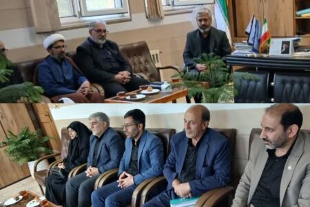 دیدار اعضای شورای اسلامی شهر گلپایگان با رئیس دادگستری به مناسبت هفته قوه قضائیه