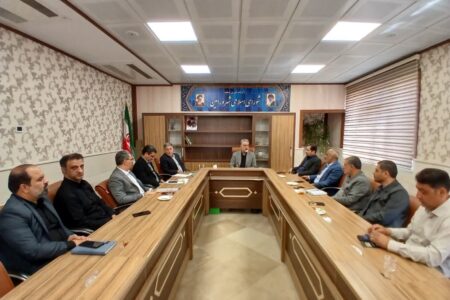 دیدار رئیس جدید آب و فاضلاب جنوب شرق استان تهران با اعضای شورای شهر و شهردار ورامین