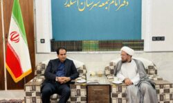 تقدیر شهردار اشکذر از امام جمعه شهرستان
