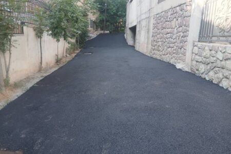 آغاز عملیات آسفالت در منطقه مگسک جنوبی فشم