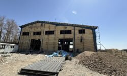 مراحل پایانی عملیات احداث سوله مدیریت بحران شهرداری ورامین