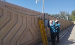 اقدام شهرداری اشکذر در راستای ارتقای امنیت بوستان بانوان