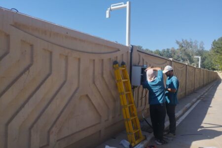 اقدام شهرداری اشکذر در راستای ارتقای امنیت بوستان بانوان