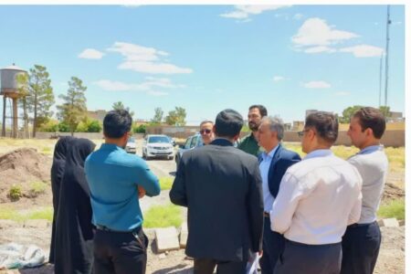 بازدید از روند احداث پارک بانوان رشتخوار