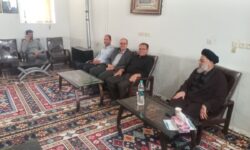 دیدار شهردار و اعضای شورای شهر خالدآباد با امام جمعه بادرود