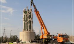 جمع‌آوری المان‌ها و تجهیزات میدان ولیعصر (عج) در شهر ایوان‌کی