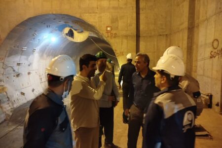  بازدید رئیس شورای شهر چهاردانگه از ایستگاه مترو چهاردانگه