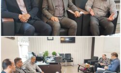 دیدار شهردار چمگردان با رئیس جدید اداره امور مالیاتی شهرستان لنجان
