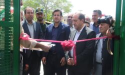 زمین چمن شهید مهدی مهدوی‌کیا در خورزوق به بهره‌برداری رسید