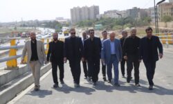 بازدید فرماندار و دادستان اسلامشهر از پروژه زوجبرگردان بزرگراه الغدیر