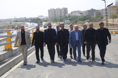 بازدید فرماندار و دادستان اسلامشهر از پروژه زوج‌برگردان بزرگراه الغدیر